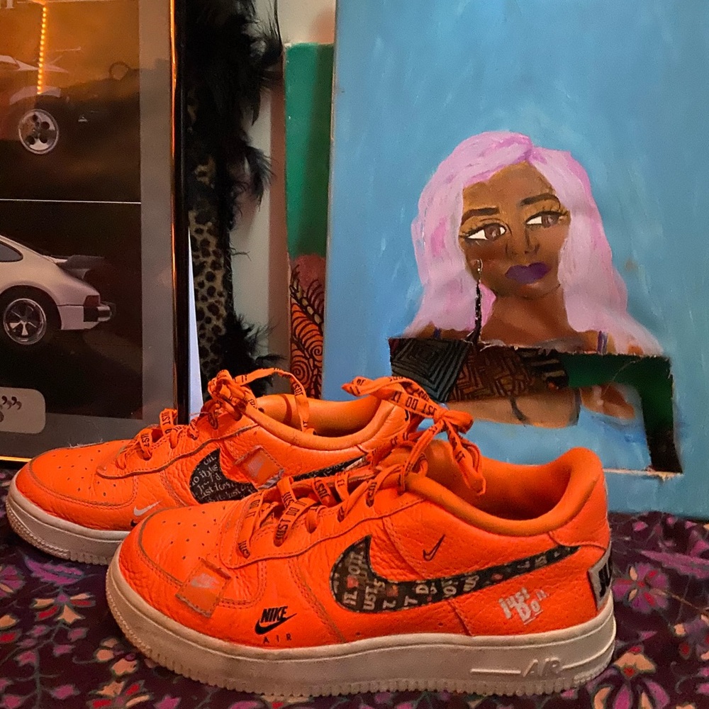 Nike Air Force 1 Low Just Do It TOTAL ORANGE